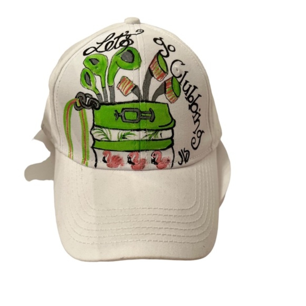 Sportsman Let’s Go Clubbing Hat  NWOT Golf Clubs Hat